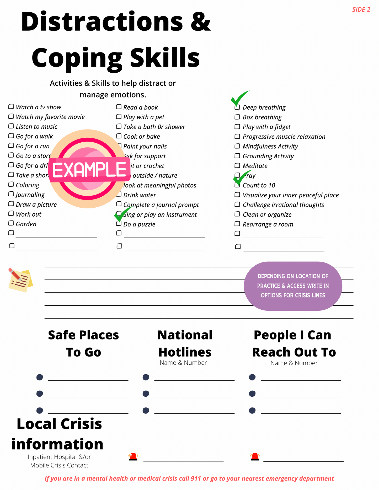 Safety Plan: Extended *New Font*