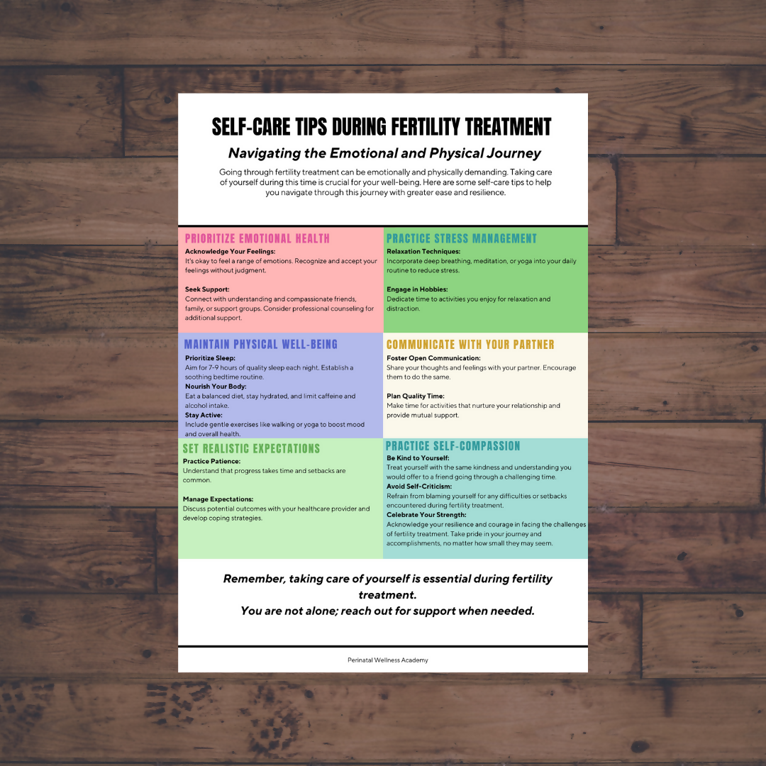 Self-Care Tips During Fertility Treatment