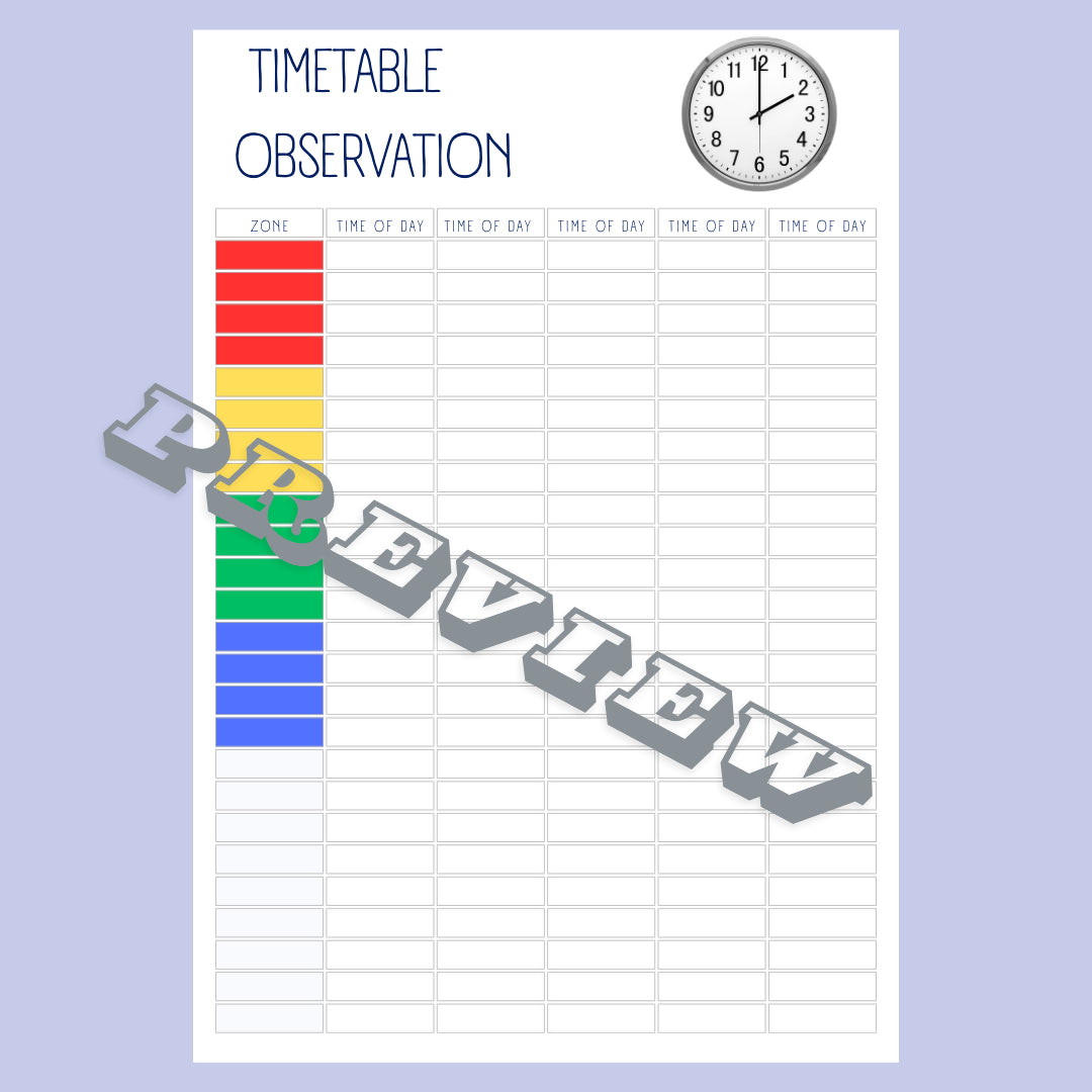 Emotional Regulation Zone and Self Monitoring Unit
