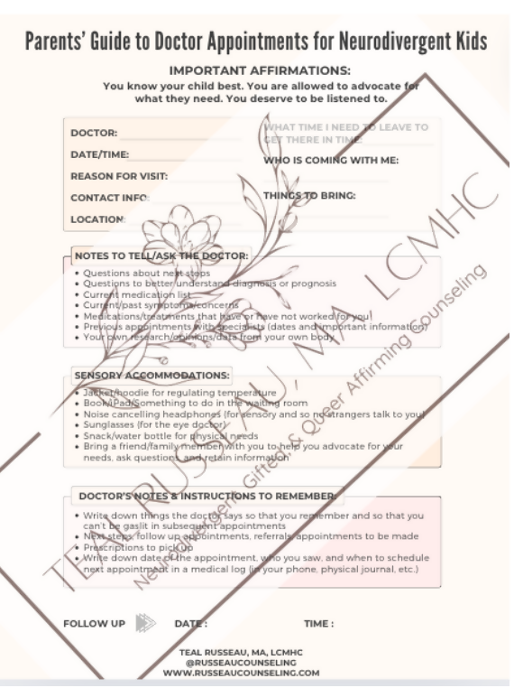 Parents' Guide to Doctor Appointments for Neurodivergent Kids