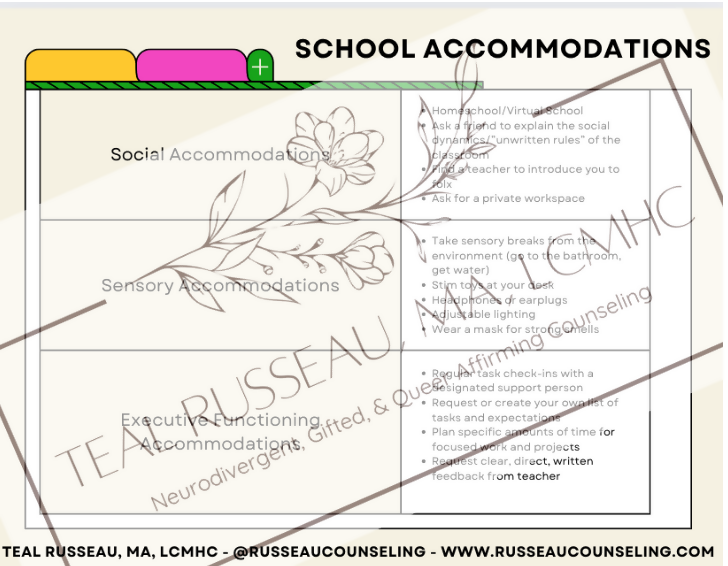 School Accommodations for Neurodivergent Kids