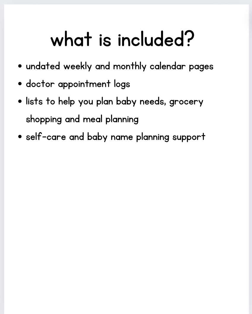 Printable Pregnancy Journal - Monitor Your Physical Well-Being with this Printable PDF