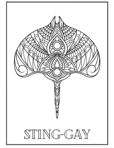 Coloring pages - pride animals pack