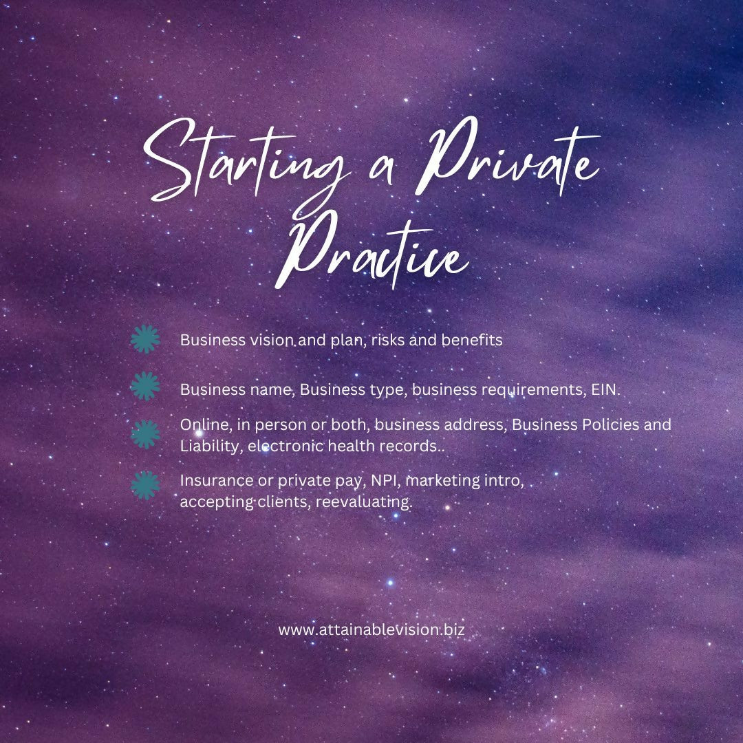 Start Your Private Practice