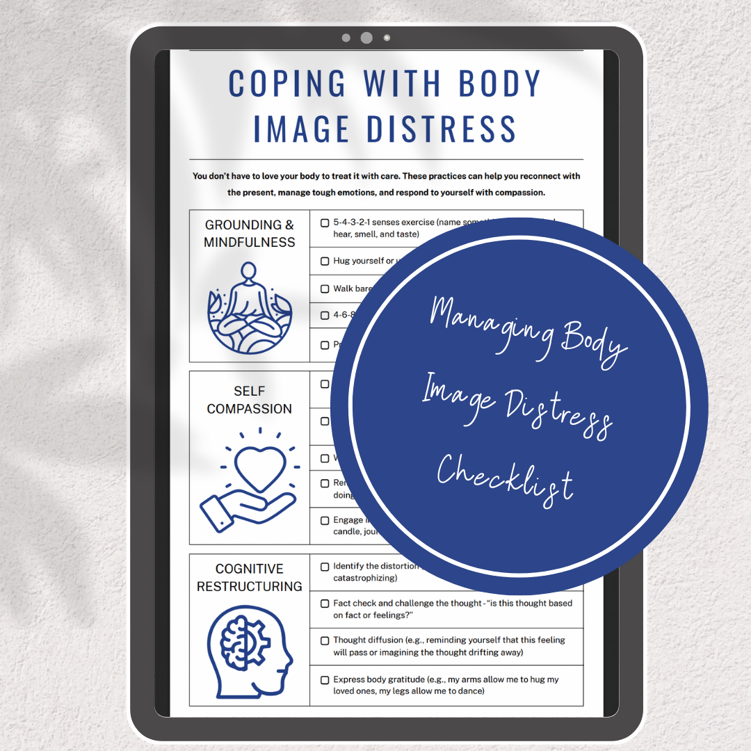 Coping with Body Image Distress: Somatic, Self-Compassion & CBT Tools