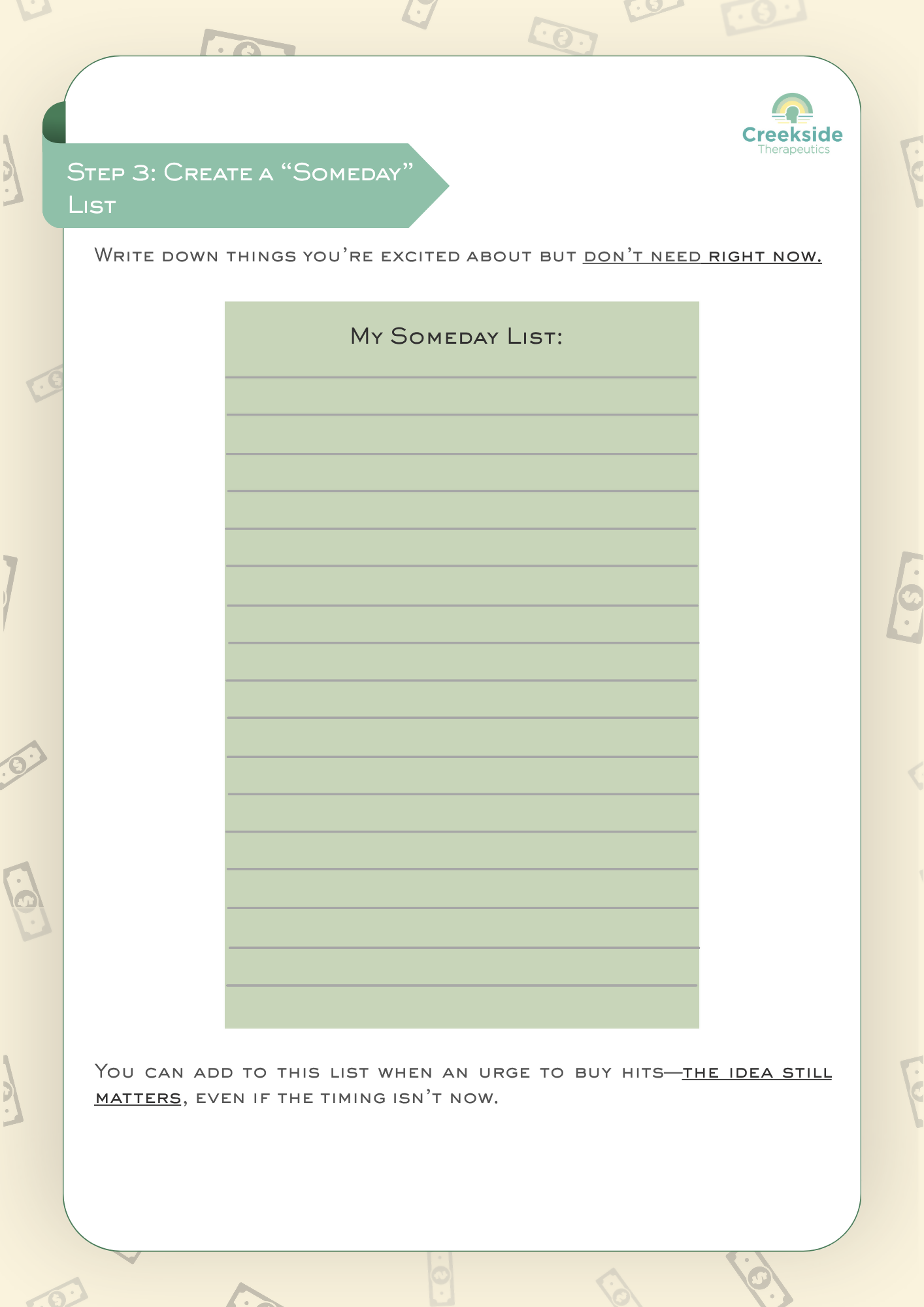 Value-Based Spending Planner