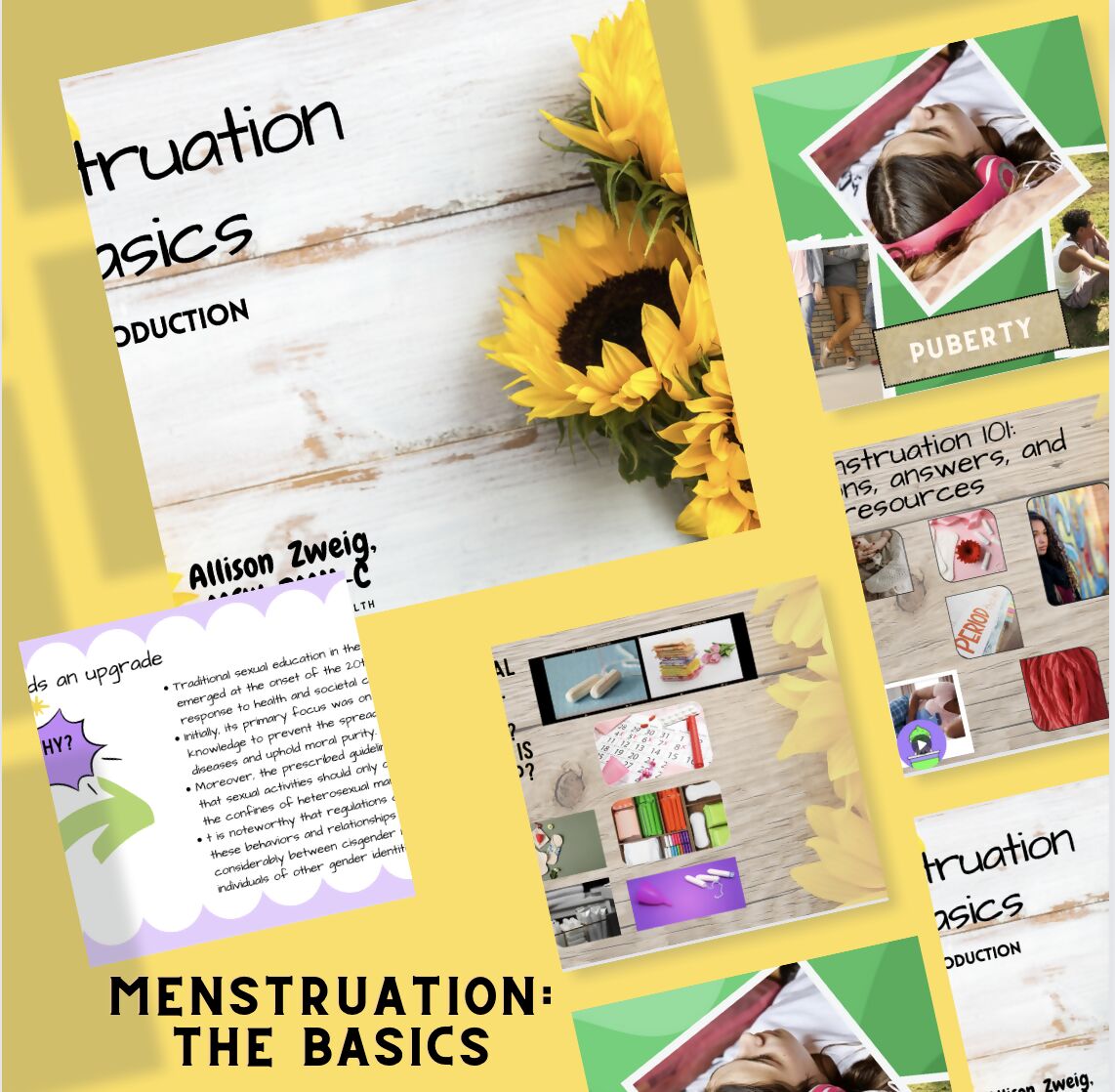 Menstruation: the basics (printable workbook)