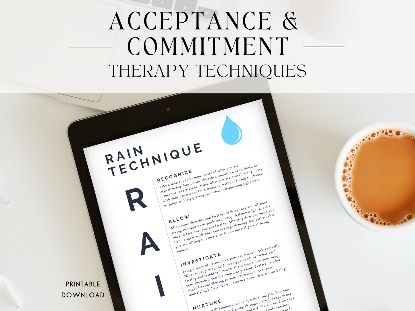 ACT Techniques Worksheets and Handouts