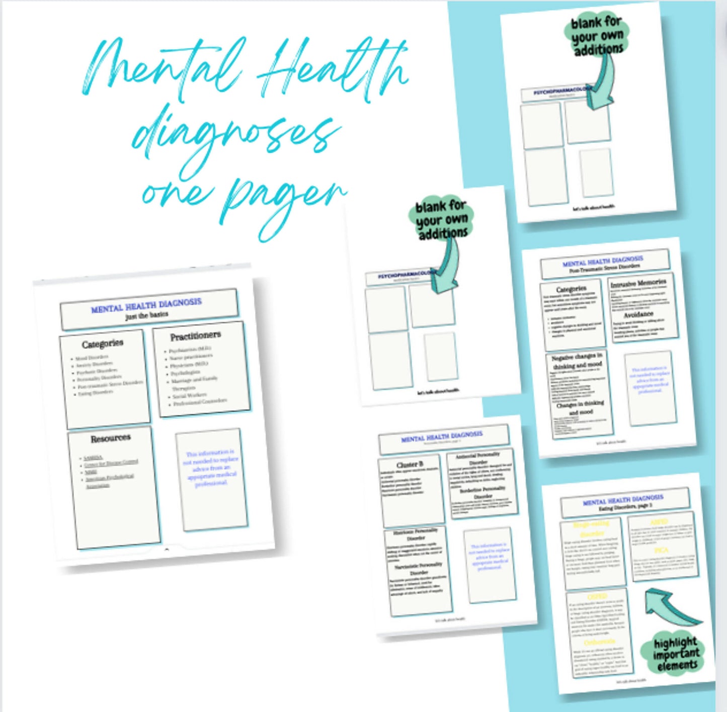Mental Health Diagnoses-the basics