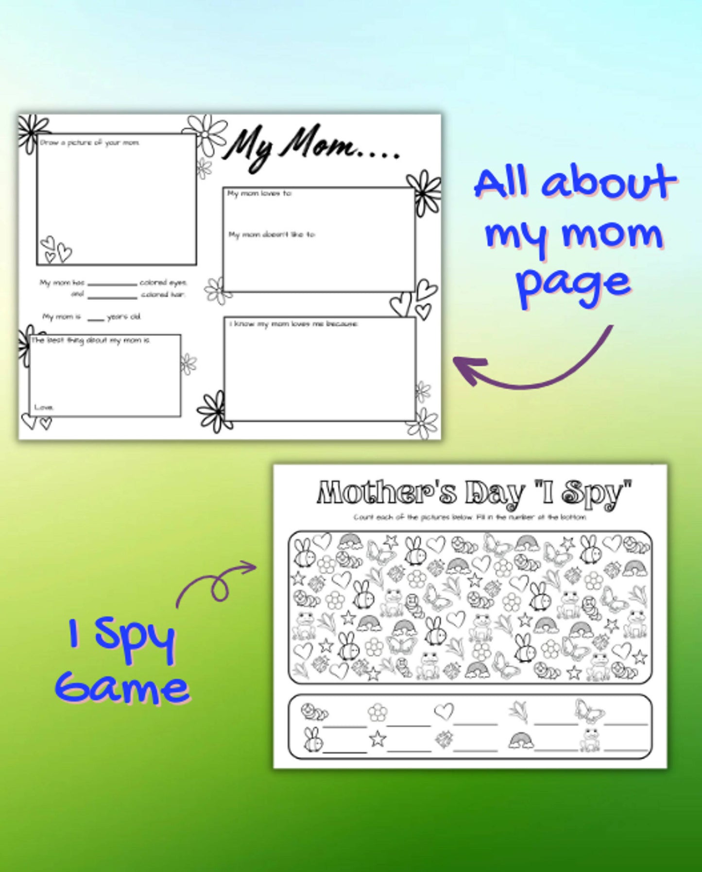 Mother's Day activities bundle