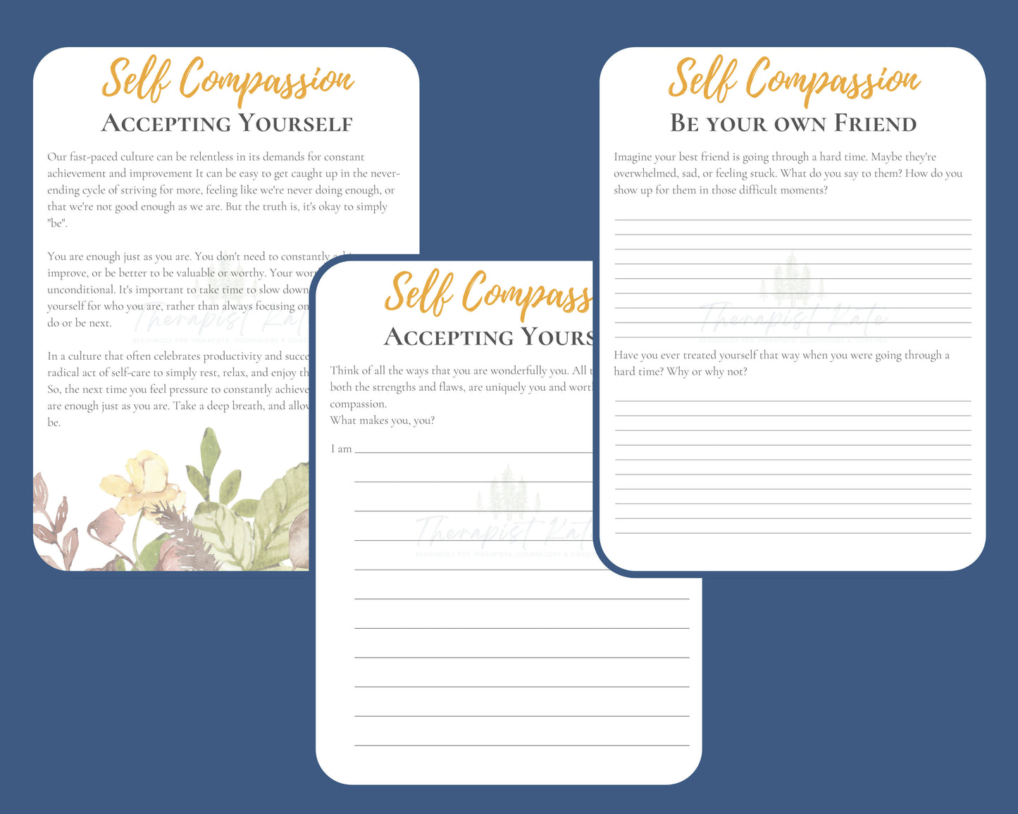 Self Compassion Journal