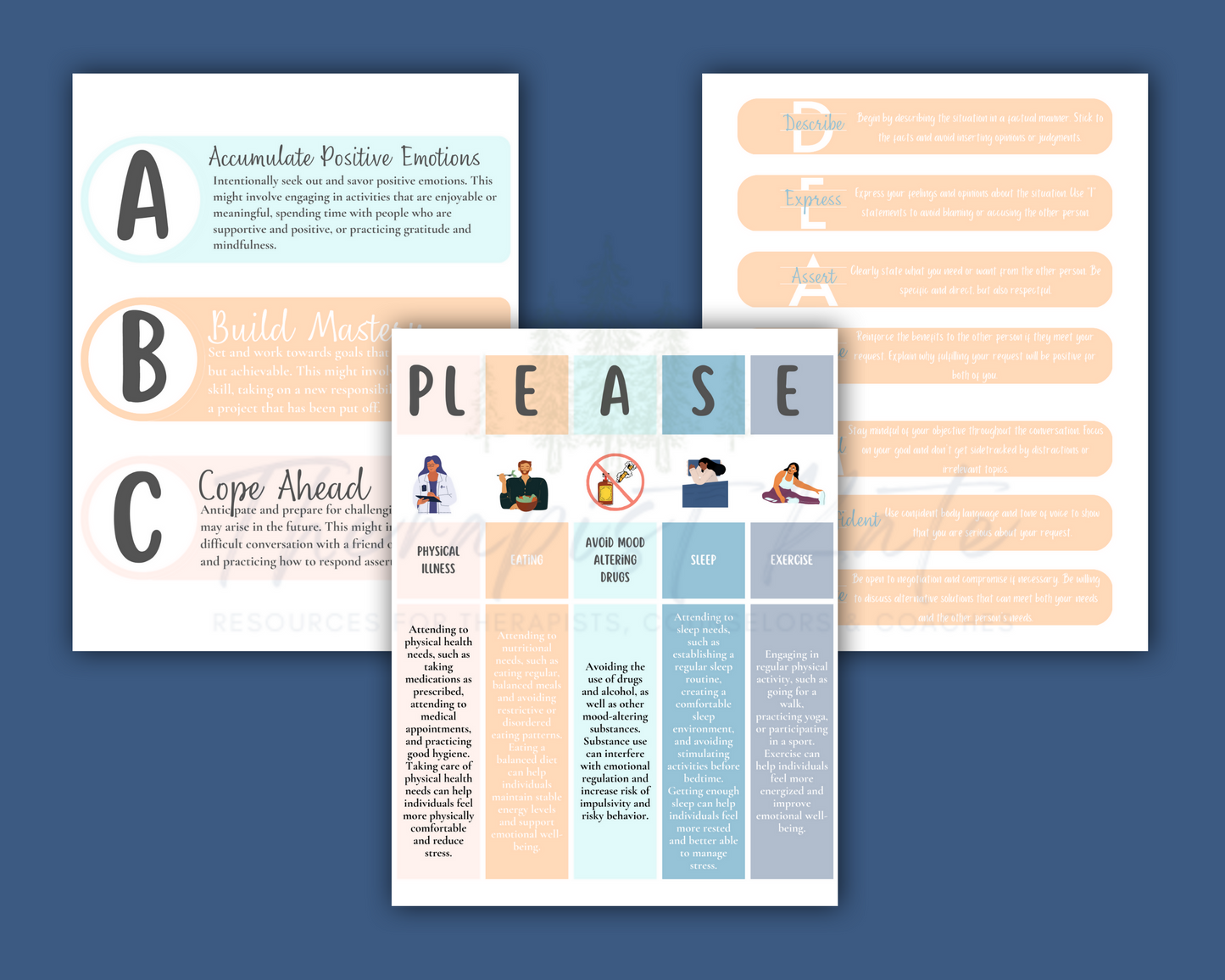 DBT Skills Handouts & Flashcards