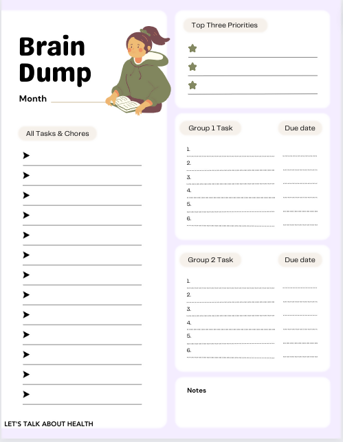 Therapy Journaling: Prompts and Mental Health Support, bundle