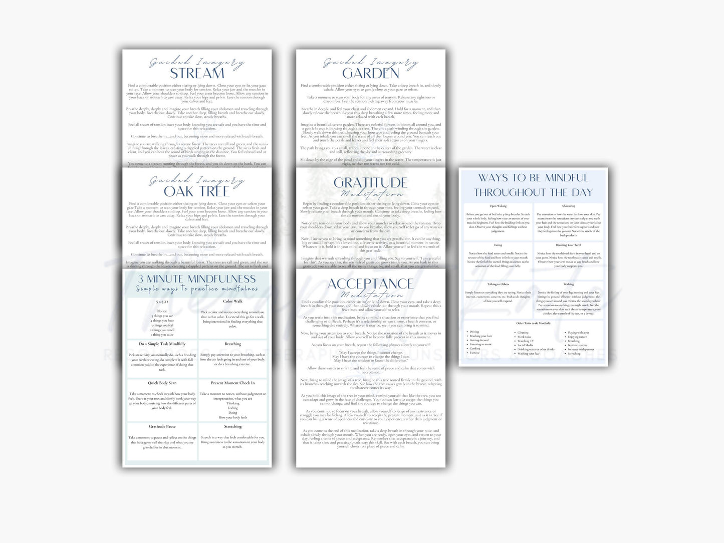 Mindfulness and Meditations