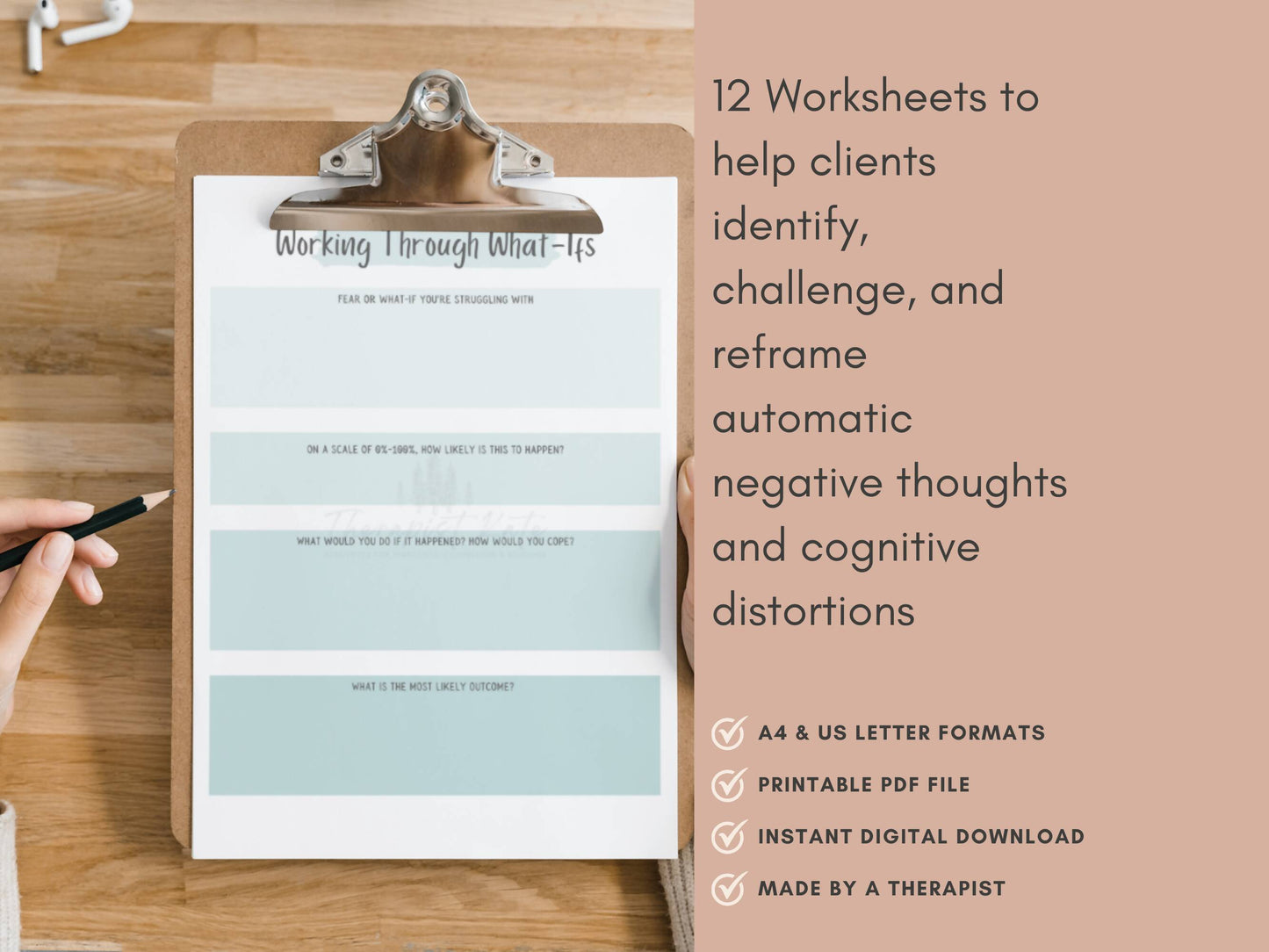 CBT Cognitive Distortions Bundle