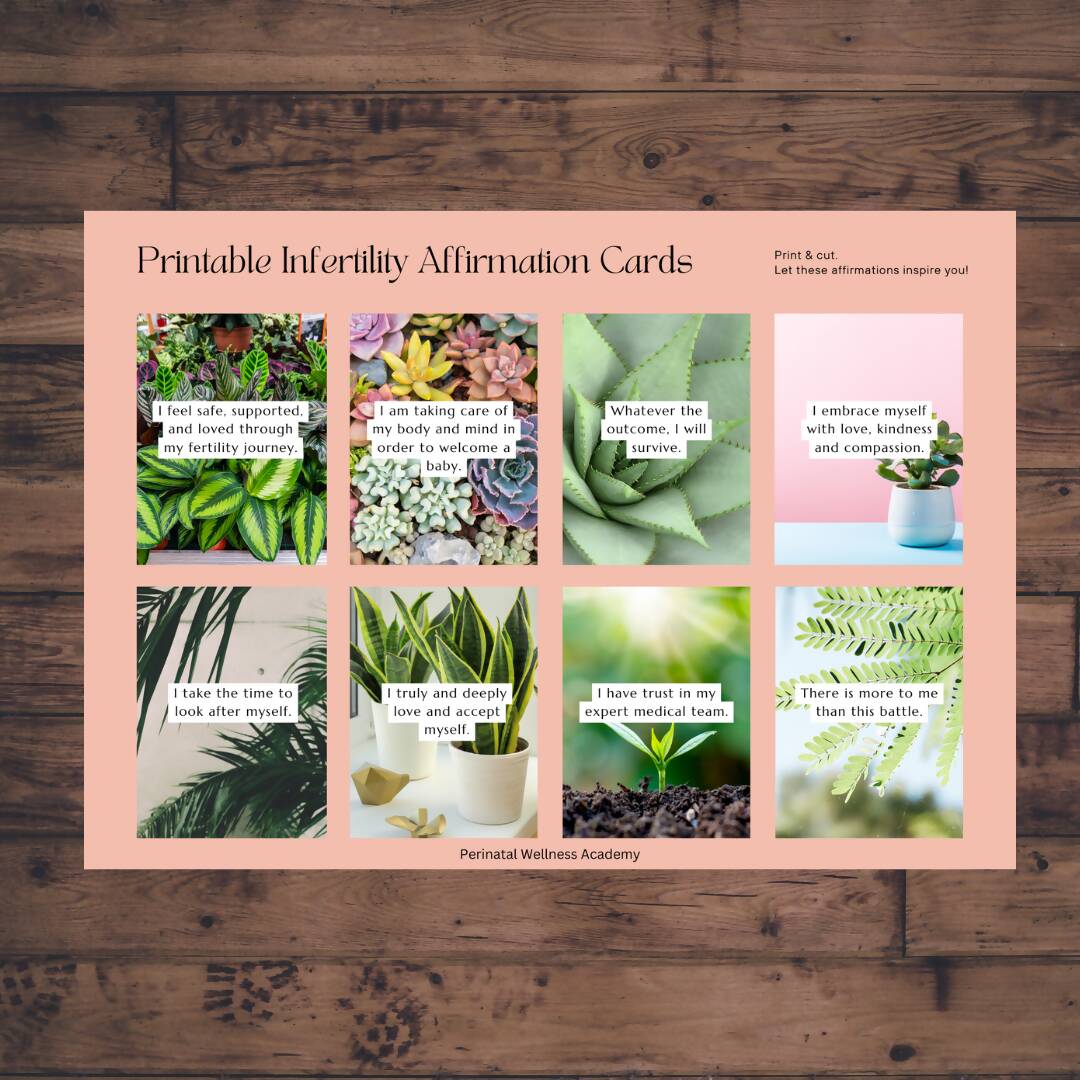 Infertility Affirmation Cards