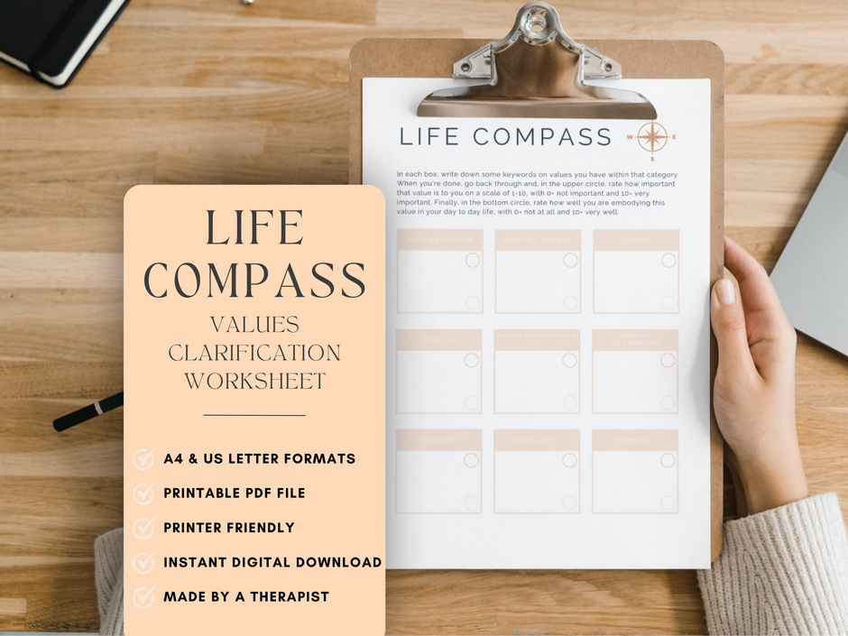 How Therapists Use the Life Compass Worksheet in DBT