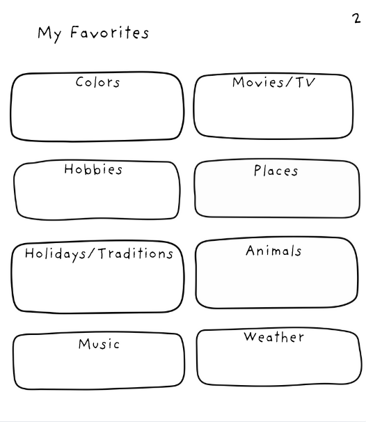 All About Me Adoption Book