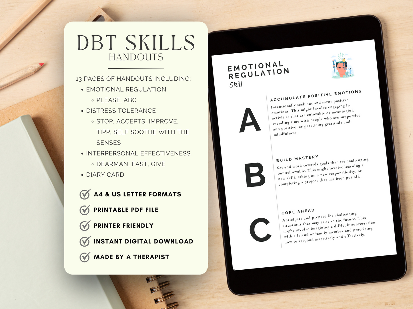 Dbt Tools.pdf DBT Skills Handout Bundle
