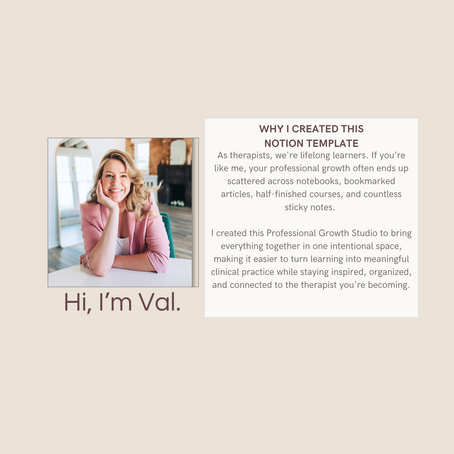 Professional Growth Studio | Notion Template