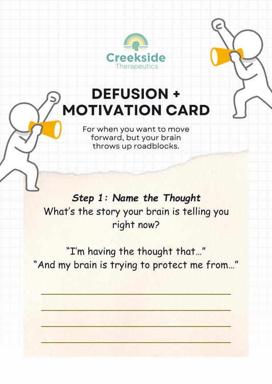 Defusion + Motivation