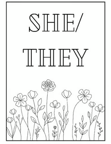 Coloring pages - pronoun pack