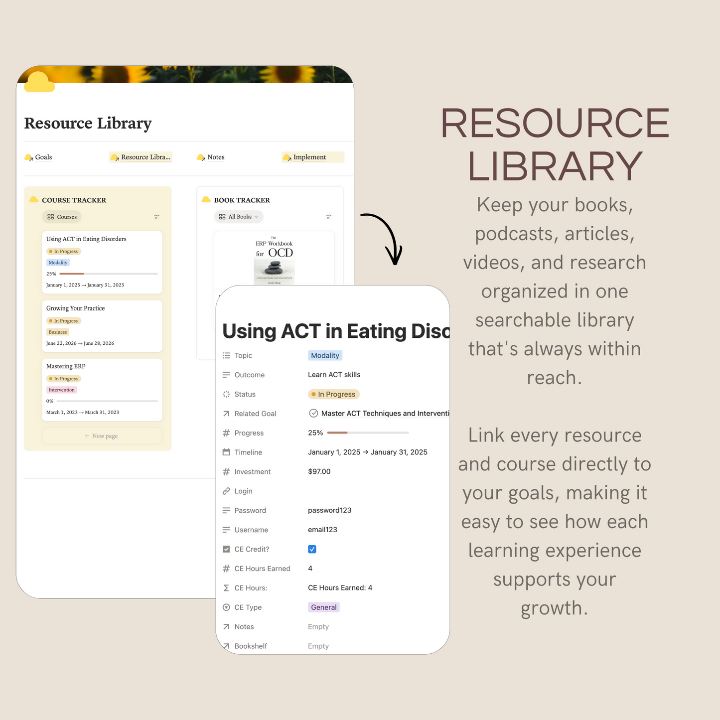 Professional Growth Studio | Notion Template