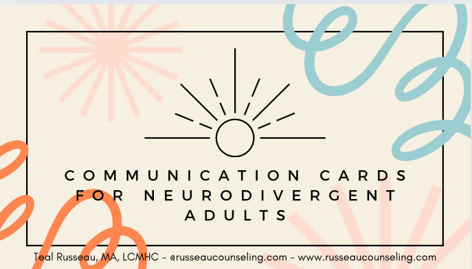 Communication Cards for Neurodivergent Adults