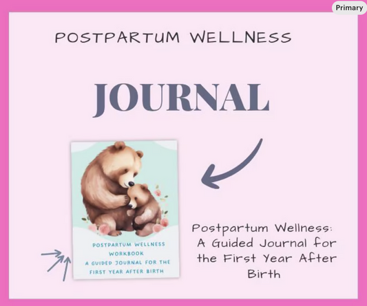 Postpartum Wellness Journal | Guided Workbook for New Parents (PDF Download)