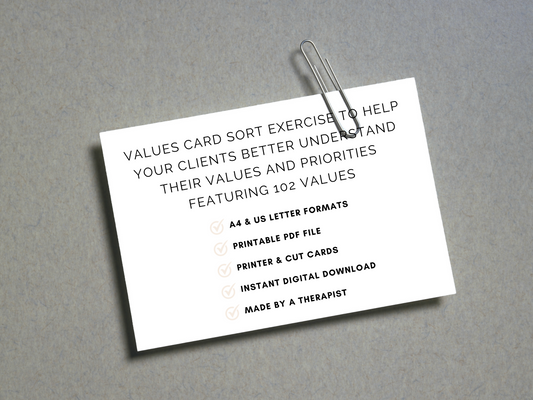 Values Card Sort