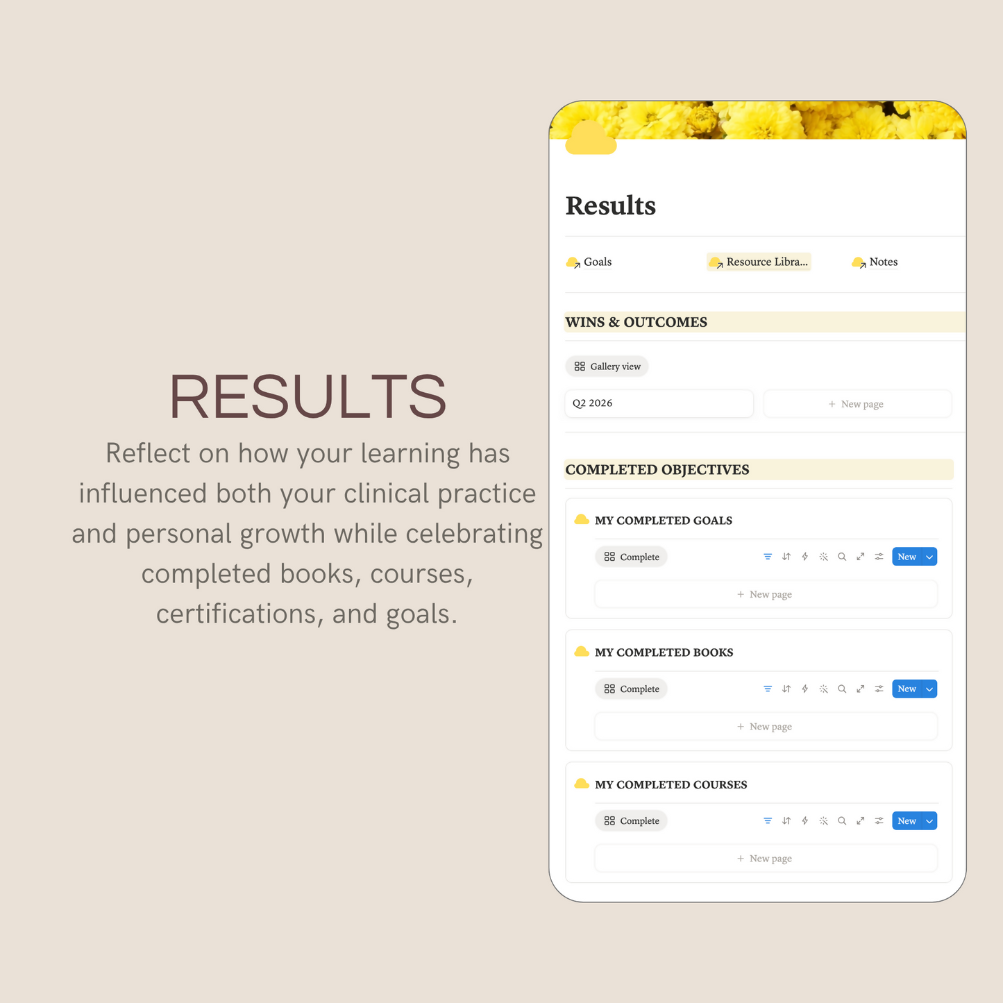 Professional Growth Studio | Notion Template