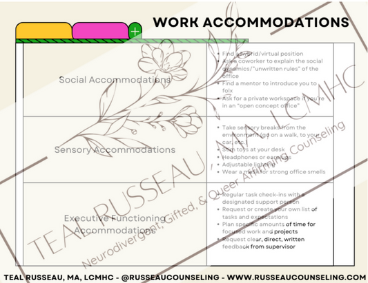 Work Accommodations for Neurodivergent Folx