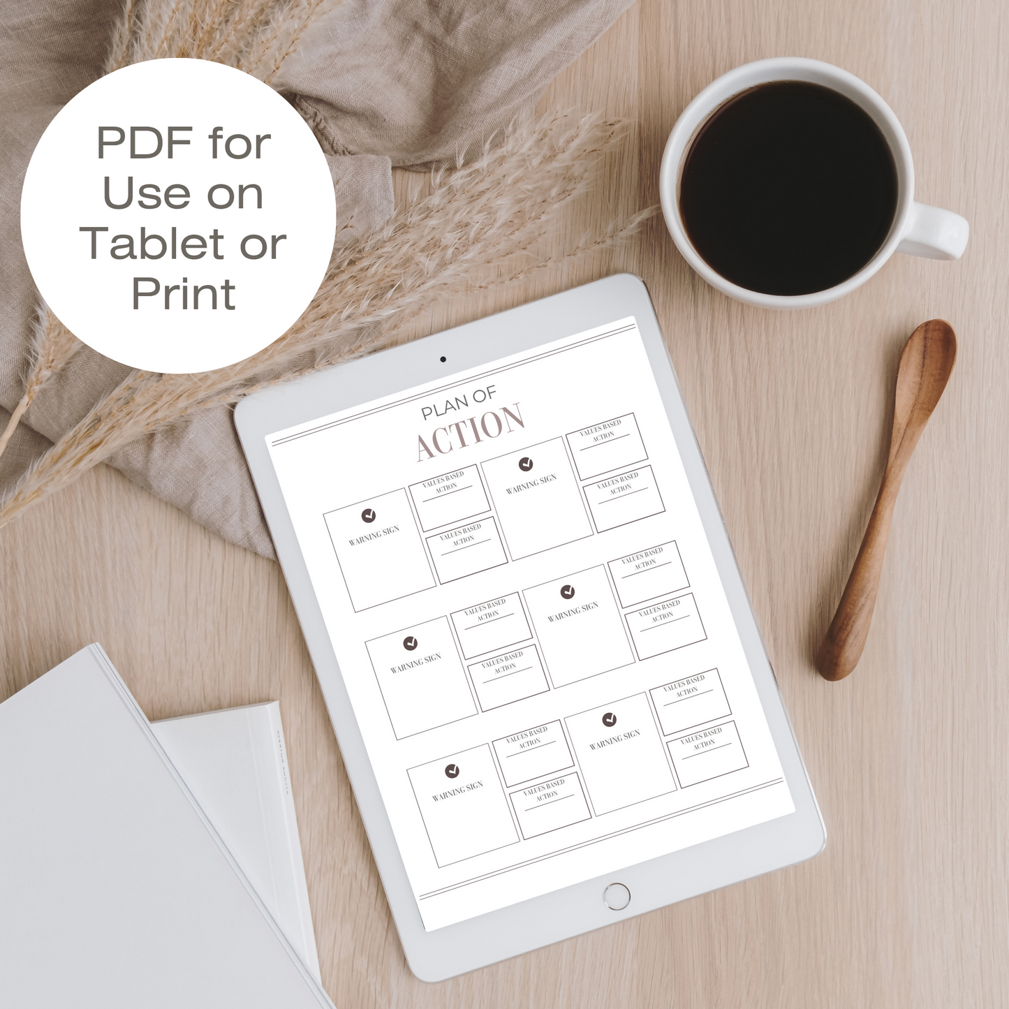 Eating Disorder Recovery Workbook | Relapse Prevention PDF | Body Trust & Coping Skills | Printable Digital Download