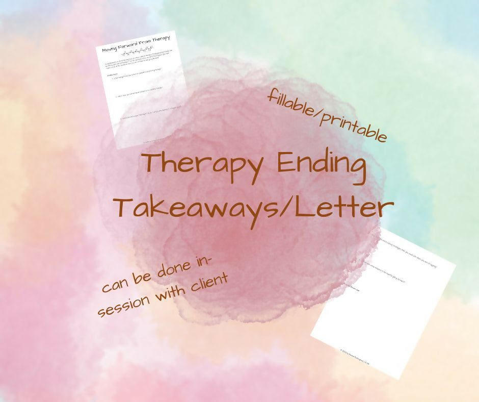 Therapy Ending Handout/Letter