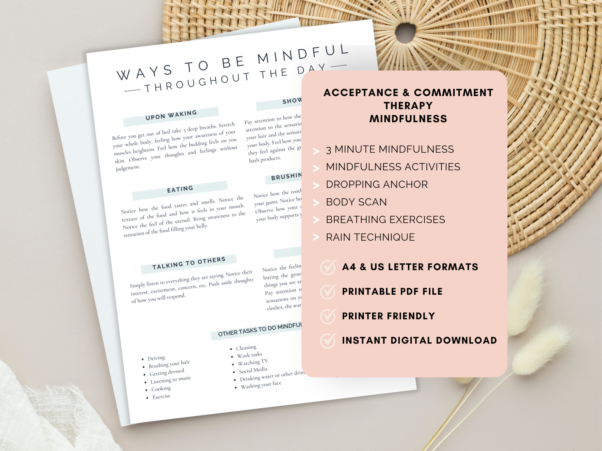 Act Handout.pdf ACT Mindfulness Handouts