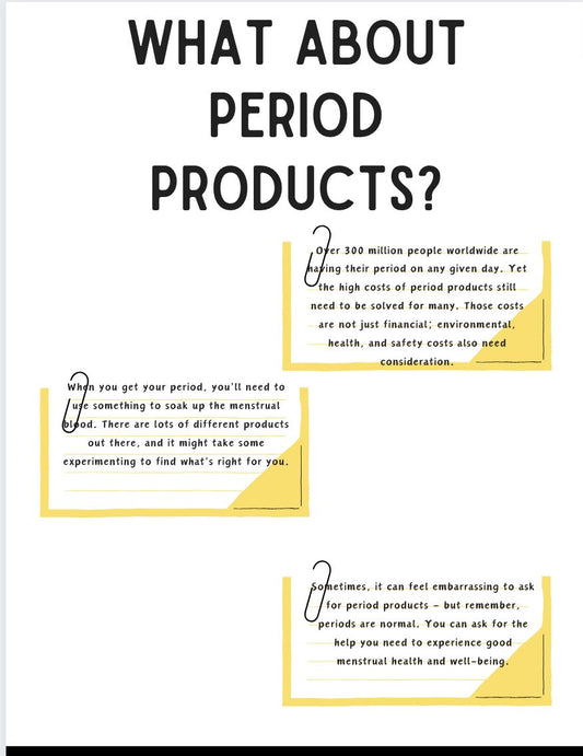Menstruation: the basics (printable workbook)