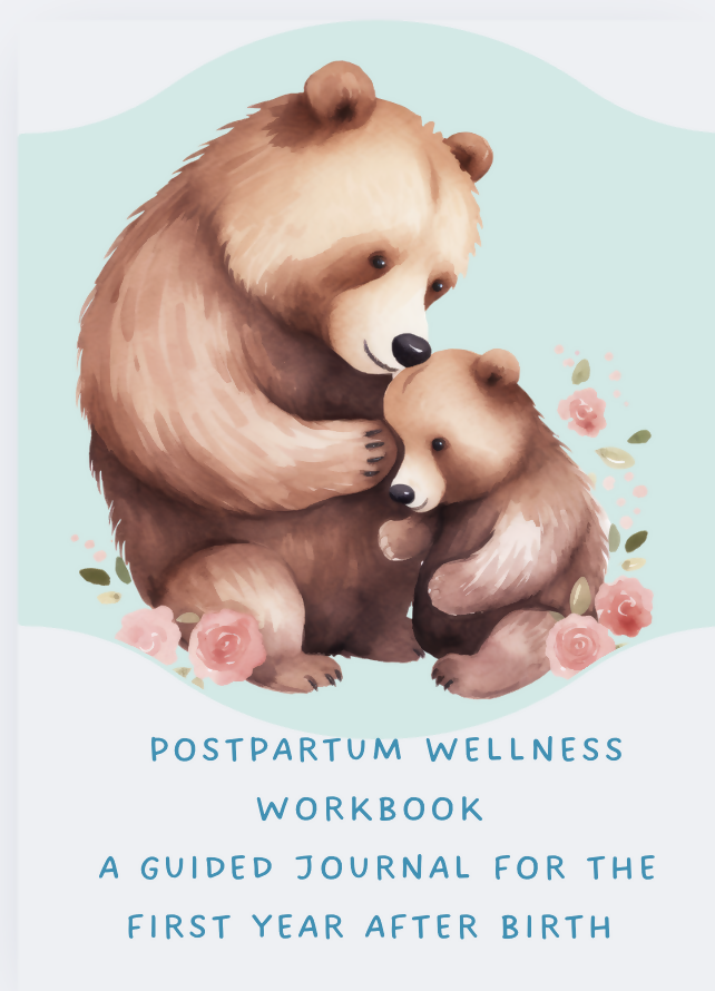 Postpartum Wellness Journal | Guided Workbook for New Parents (PDF Download)