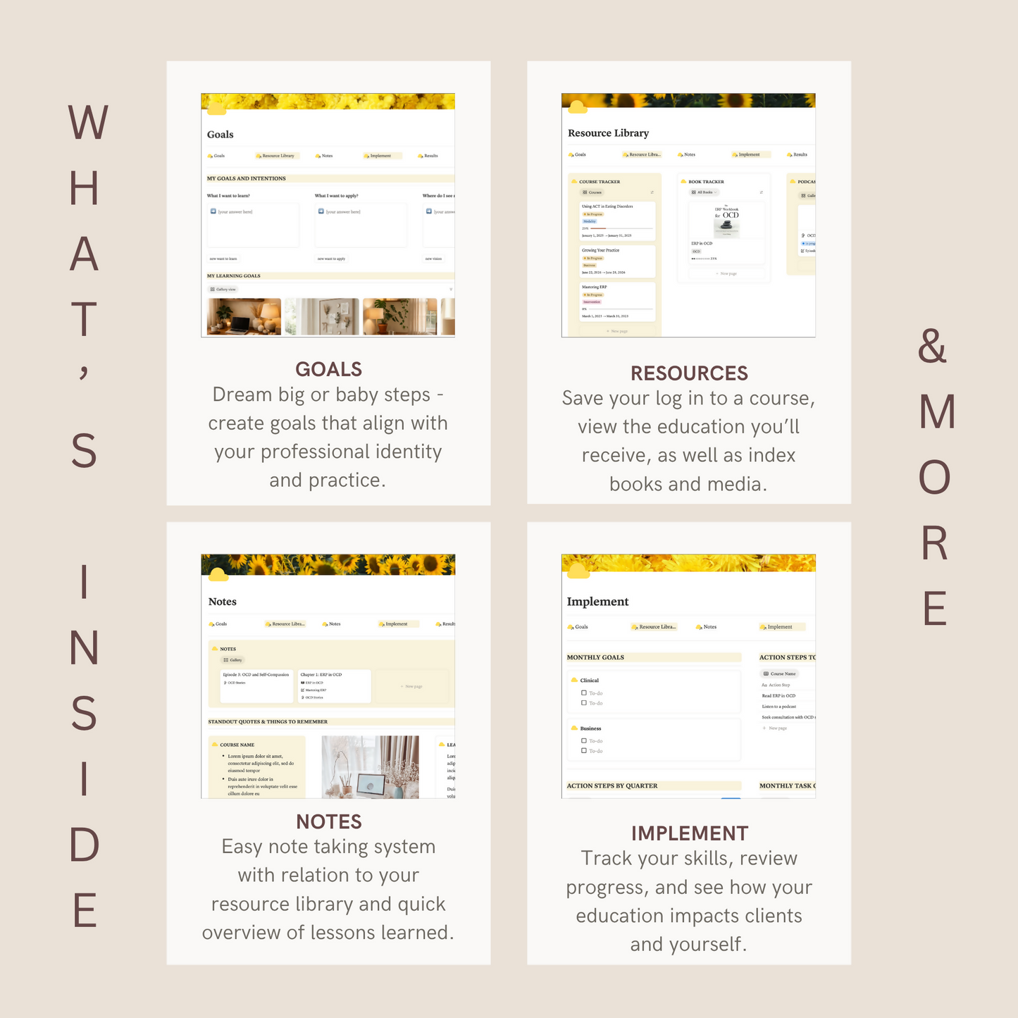 Professional Growth Studio | Notion Template