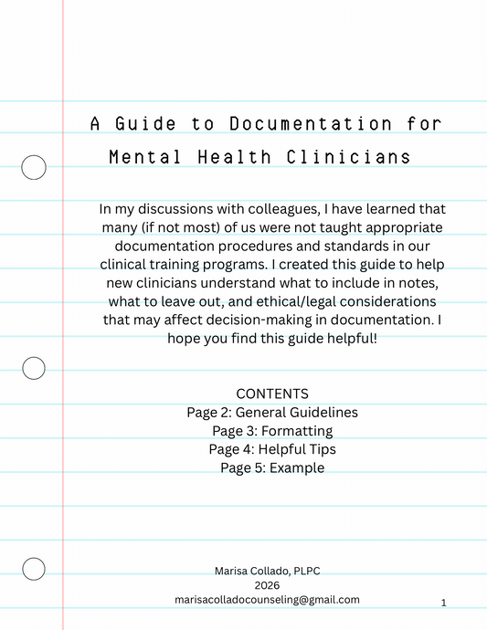 Guide to Documentation