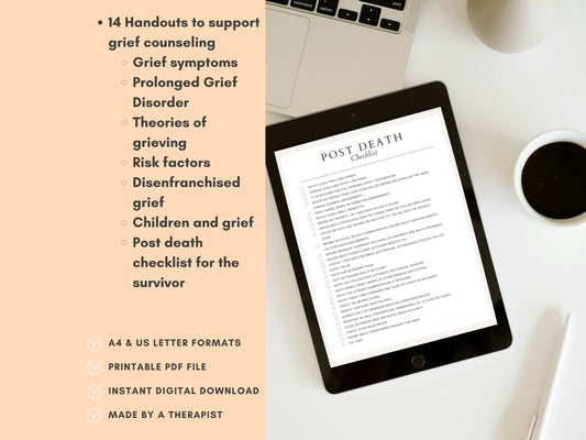 Grief Counseling Resource Bundle