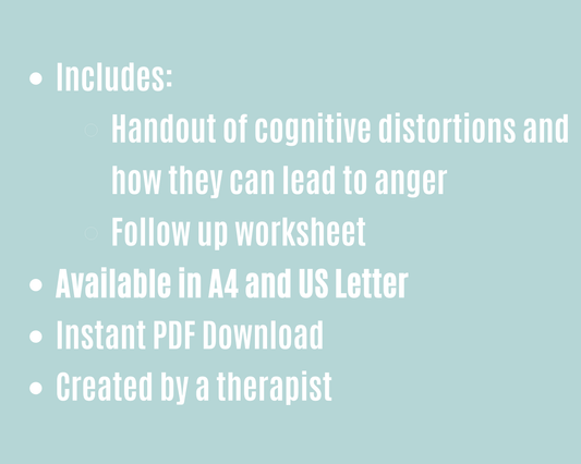 anger and cognitive distortions