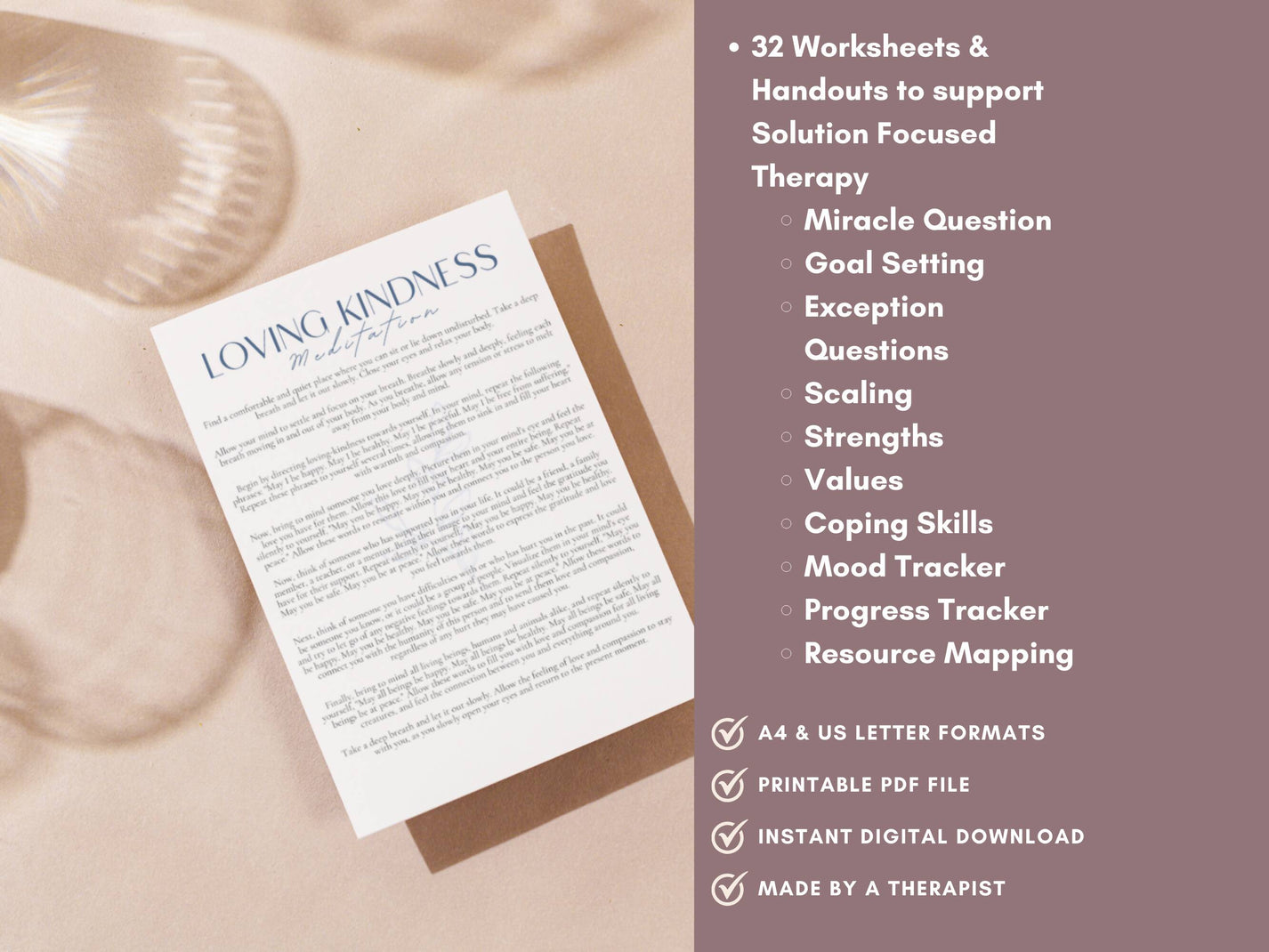 Mindfulness and Meditation Resources | Scripts & Handouts