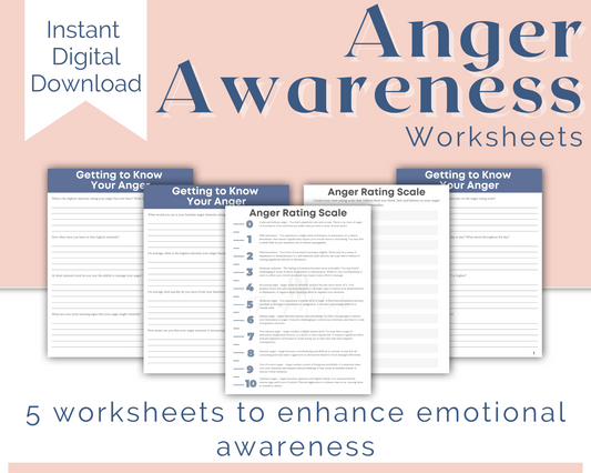 anger management worksheets