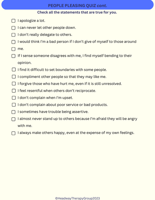 People Pleasing