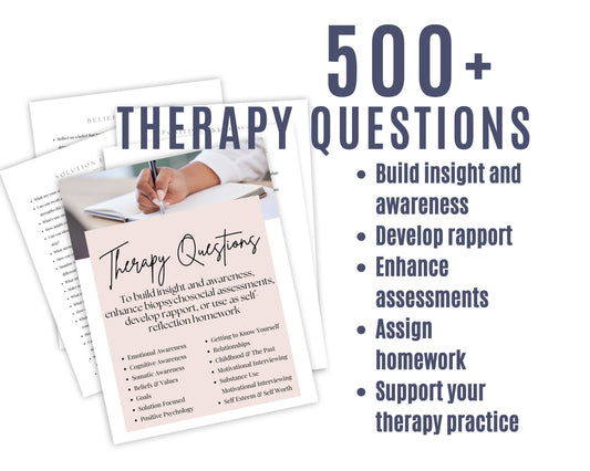 500+ Therapy Questions