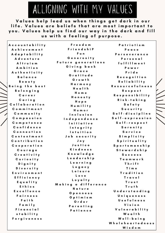 My Values