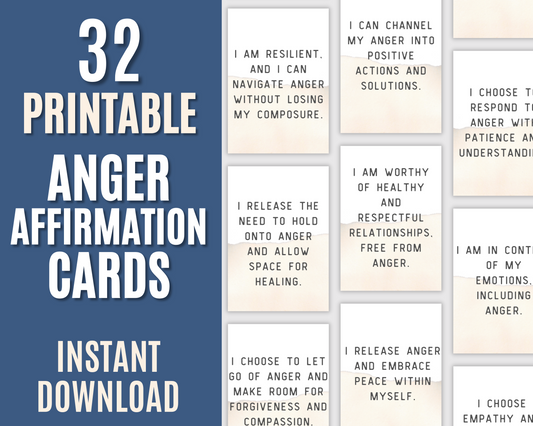 anger management cards