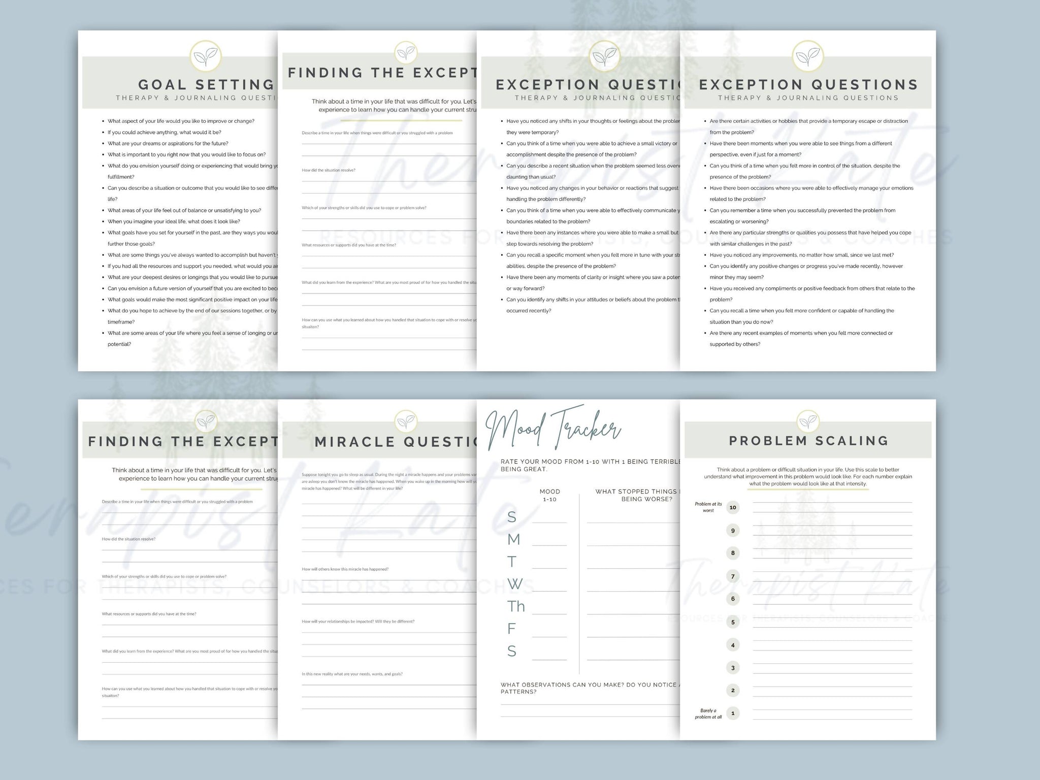 Solution Focused Therapy Bundle