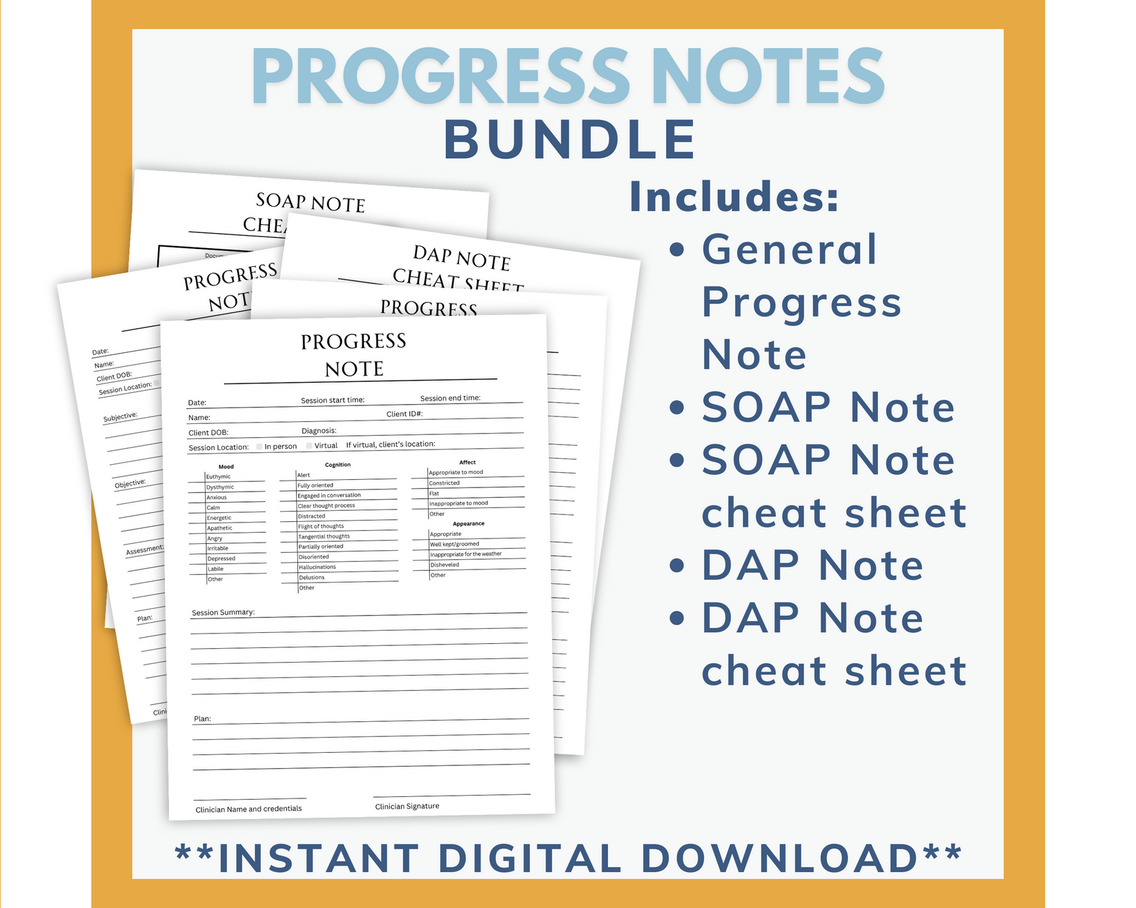 Progress Notes Bundle