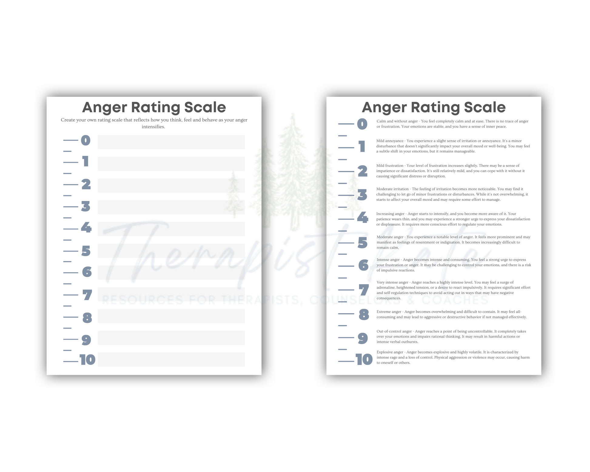 anger management rating scale
